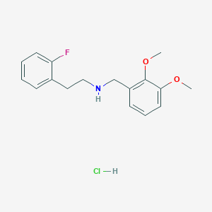 B1318417 (2,3-Dimethoxy-benzyl)-[2-(2-fluoro-phenyl)-ethyl]-amine hydrochloride CAS No. 1158288-45-9