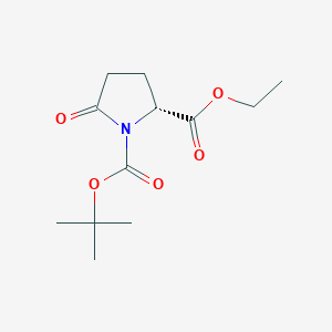 molecular formula C12H19NO5 B131842 1-Boc-D-Pyroglutamic acid ethyl ester CAS No. 144978-35-8