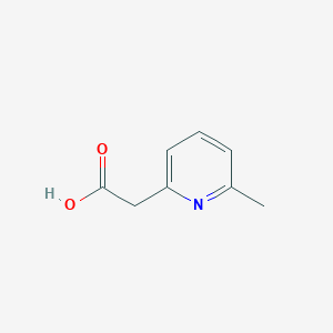 molecular formula C8H9NO2 B131843 2-(6-Methylpyridin-2-yl)acetic acid CAS No. 92917-49-2