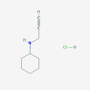 N-(prop-2-yn-1-yl)cyclohexanamine hydrochloride
