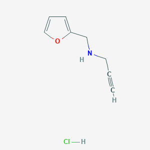 (Furan-2-ylmethyl)(prop-2-yn-1-yl)amine hydrochloride