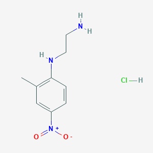 N-(2-methyl-4-nitrophenyl)ethane-1,2-diamine hydrochloride