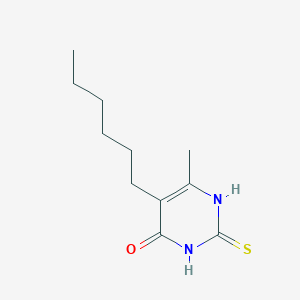 5-hexyl-2-mercapto-6-methylpyrimidin-4(3H)-one