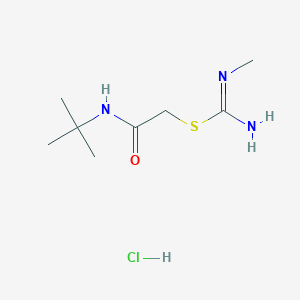 2-(tert-butylamino)-2-oxoethyl N-methylimidothiocarbamate hydrochloride