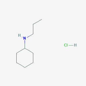 molecular formula C9H20ClN B1318470 N-propylcyclohexanamine hydrochloride CAS No. 3592-82-3