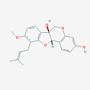 molecular formula C21H22O5 B131850 Cristacarpin CAS No. 74515-47-2