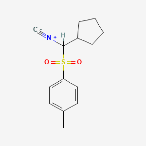 molecular formula C14H17NO2S B1318507 1-Cyclopentyl-1-tosylmethyl isocyanide CAS No. 1048971-66-9