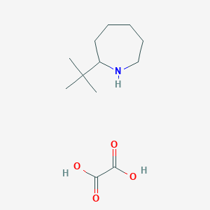 molecular formula C12H23NO4 B1318509 2-Tert-butylazepane oxalate CAS No. 1177295-17-8