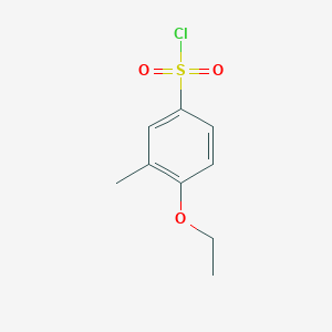 molecular formula C9H11ClO3S B1318513 4-Ethoxy-3-methylbenzenesulfonyl chloride CAS No. 69129-64-2