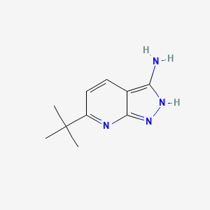 6-tert-butyl-1H-pyrazolo[3,4-b]pyridin-3-amine
