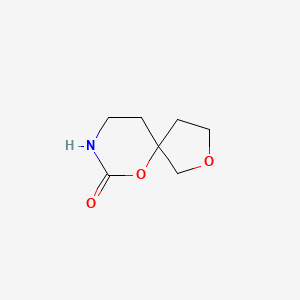 molecular formula C7H11NO3 B13185461 2,6-Dioxa-8-azaspiro[4.5]decan-7-one 