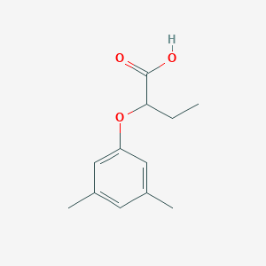 molecular formula C12H16O3 B1318573 2-(3,5-Dimethylphenoxy)butanoic acid CAS No. 25140-79-8