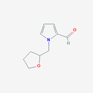 B1318577 1-(Tetrahydro-2-furanylmethyl)-1H-pyrrole-2-carbaldehyde CAS No. 932186-29-3
