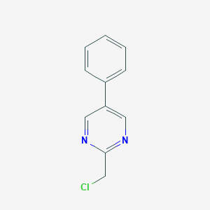 molecular formula C11H9ClN2 B131859 2-(Chloromethyl)-5-phenylpyrimidine CAS No. 147937-38-0