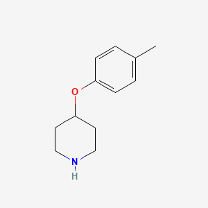 molecular formula C12H18ClNO B1318661 4-(4-Methylphenoxy)piperidine CAS No. 63843-49-2