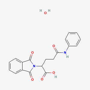 molecular formula C19H18N2O6 B1318696 2-Phthalimidoglutaranilic acid CAS No. 52604-91-8
