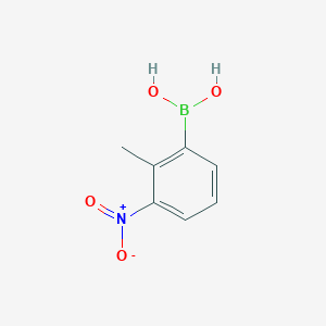 molecular formula C7H8BNO4 B1318711 2-Methyl-3-nitrophenylboronic acid CAS No. 1072945-60-8