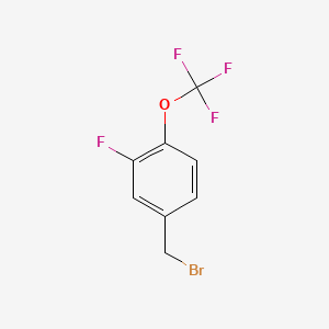 4-(Bromomethyl)-2-fluoro-1-(trifluoromethoxy)benzene