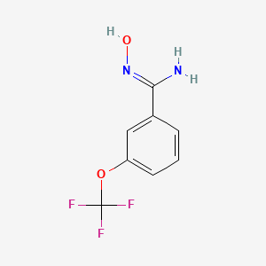 molecular formula C8H7F3N2O2 B1318757 3-(Trifluoromethoxy)benzamidoxime CAS No. 886500-80-7