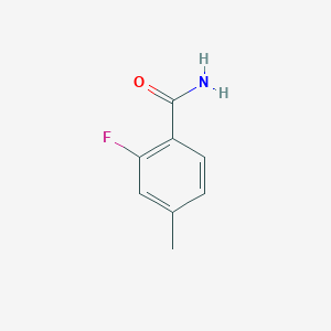 molecular formula C8H8FNO B1318775 2-Fluoro-4-methylbenzamide CAS No. 886761-61-1