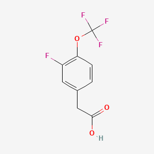 3-Fluoro-4-(trifluoromethoxy)phenylacetic acid