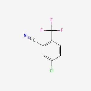 molecular formula C8H3ClF3N B1318783 5-Chloro-2-(trifluoromethyl)benzonitrile CAS No. 89223-58-5