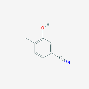 molecular formula C8H7NO B1318791 3-Hydroxy-4-methylbenzonitrile CAS No. 3816-66-8