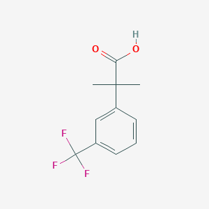 molecular formula C11H11F3O2 B1318812 2-Methyl-2-[3-(trifluoromethyl)phenyl]propanoic acid CAS No. 254895-42-6