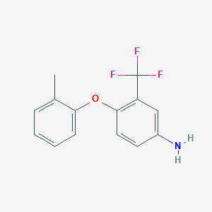 4-(2-Methylphenoxy)-3-(trifluoromethyl)aniline