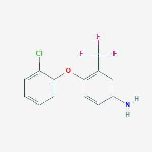 4-(2-Chlorophenoxy)-3-(trifluoromethyl)aniline