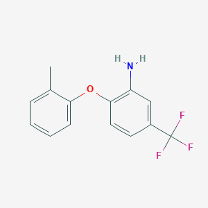 2-(2-Methylphenoxy)-5-(trifluoromethyl)aniline