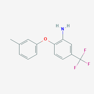 2-(3-Methylphenoxy)-5-(trifluoromethyl)aniline