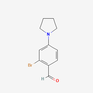 2-Bromo-4-(pyrrolidin-1-yl)benzaldehyde