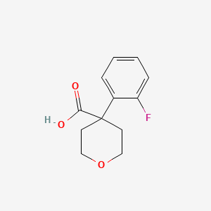 4-(2-Fluorophenyl)tetrahydro-2H-pyran-4-carboxylic acid