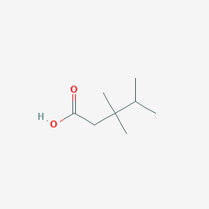 molecular formula C8H16O2 B13188459 3,3,4-Trimethylpentanoic acid CAS No. 13441-69-5