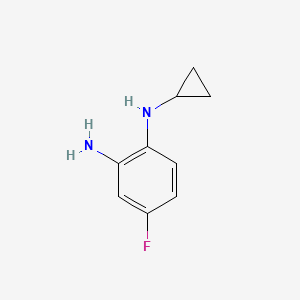 1-N-cyclopropyl-4-fluorobenzene-1,2-diamine