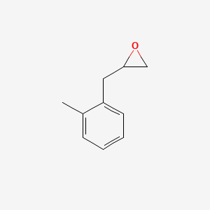 molecular formula C10H12O B13188637 2-[(2-Methylphenyl)methyl]oxirane CAS No. 29270-62-0