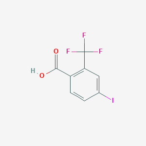 molecular formula C8H4F3IO2 B1318864 4-碘-2-(三氟甲基)苯甲酸 CAS No. 954815-11-3