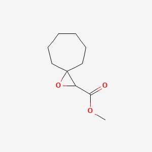molecular formula C10H16O3 B13188649 Methyl 1-oxaspiro[2.6]nonane-2-carboxylate 