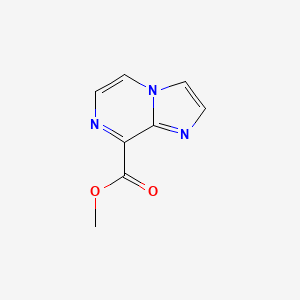 molecular formula C8H7N3O2 B1318867 Methyl imidazo[1,2-a]pyrazine-8-carboxylate CAS No. 850349-42-7