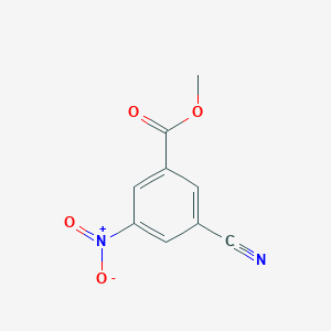 molecular formula C9H6N2O4 B1318869 Methyl 3-cyano-5-nitrobenzoate CAS No. 99066-80-5