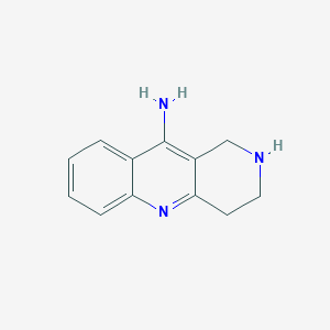 molecular formula C12H13N3 B13188714 1H,2H,3H,4H-Benzo[B]1,6-naphthyridin-10-amine 
