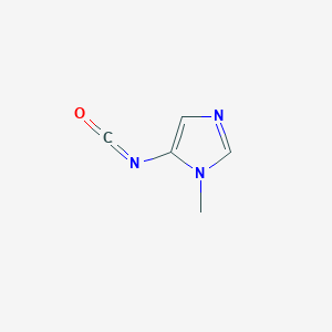molecular formula C5H5N3O B1318873 1-Methyl-1H-imidazol-5-yl isocyanate CAS No. 499770-99-9