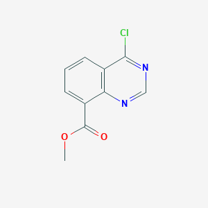 molecular formula C10H7ClN2O2 B1318875 4-氯喹唑啉-8-甲酸甲酯 CAS No. 903130-01-8