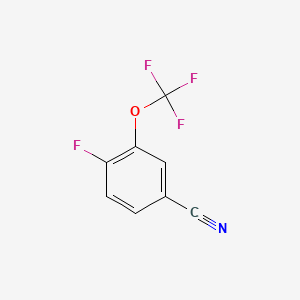 4-Fluoro-3-(trifluoromethoxy)benzonitrile