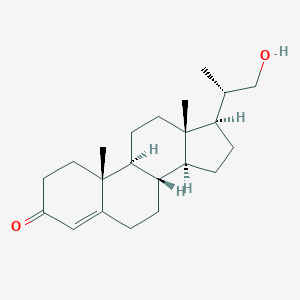 molecular formula C22H34O2 B131889 (20S)-21-Hydroxy-20-methylpregn-4-en-3-one CAS No. 40736-33-2