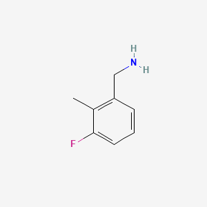 molecular formula C8H10FN B1318894 3-Fluoro-2-methylbenzylamine CAS No. 771573-36-5