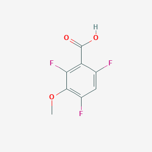 molecular formula C8H5F3O3 B1318898 3-Methoxy-2,4,6-trifluorobenzoic acid CAS No. 886499-94-1