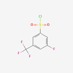 3-Fluoro-5-(trifluoromethyl)benzene-1-sulfonyl chloride