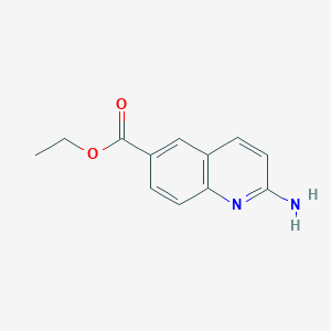 molecular formula C12H12N2O2 B1318921 Ethyl 2-aminoquinoline-6-carboxylate CAS No. 342908-16-1